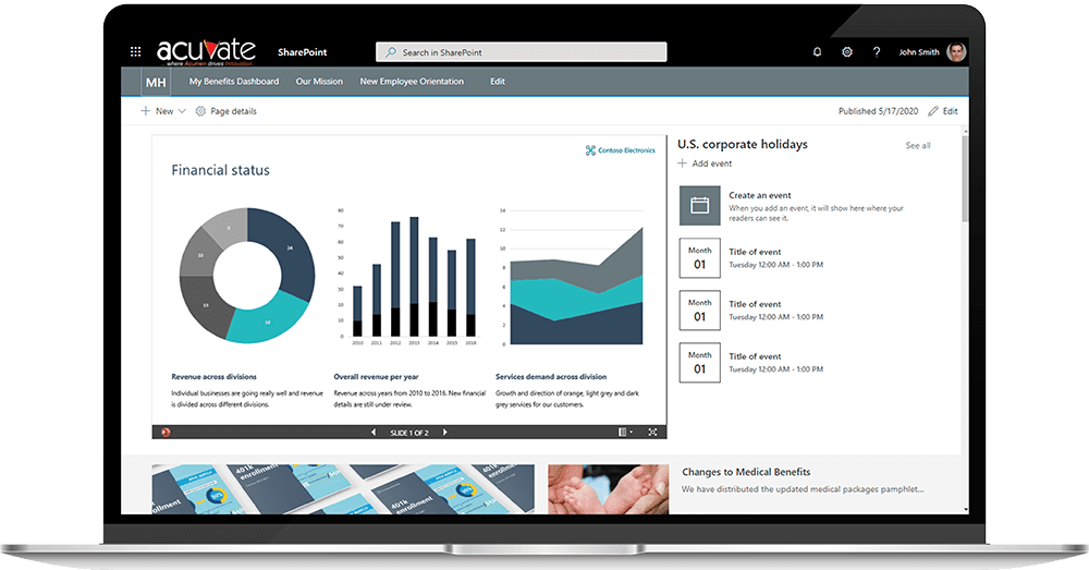 15-sharepoint-intranet-examples-and-free-templates-mesh
